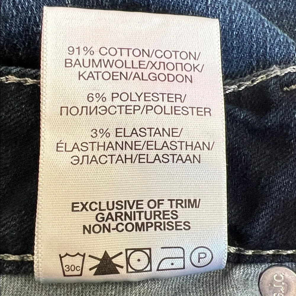 Silver Suki  Jesns Mid Capri 18 - Picture 13 of 13